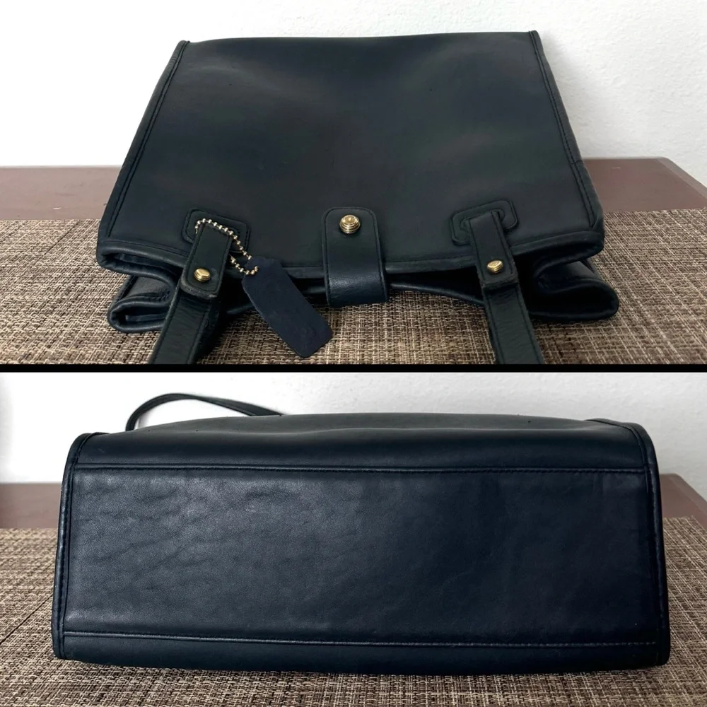 ❤️SOLD❤️Vintage Coach Navy Dover Bag #9900 - Picture 4 of 10
